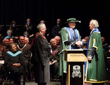 Nipissing installs Dr. Mike DeGagné as President