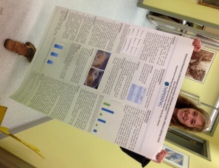 Poster event showcases biology students’ research