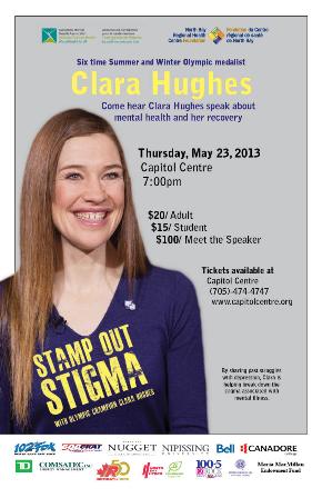 Stamp out stigma with Olympian Clara Hughes