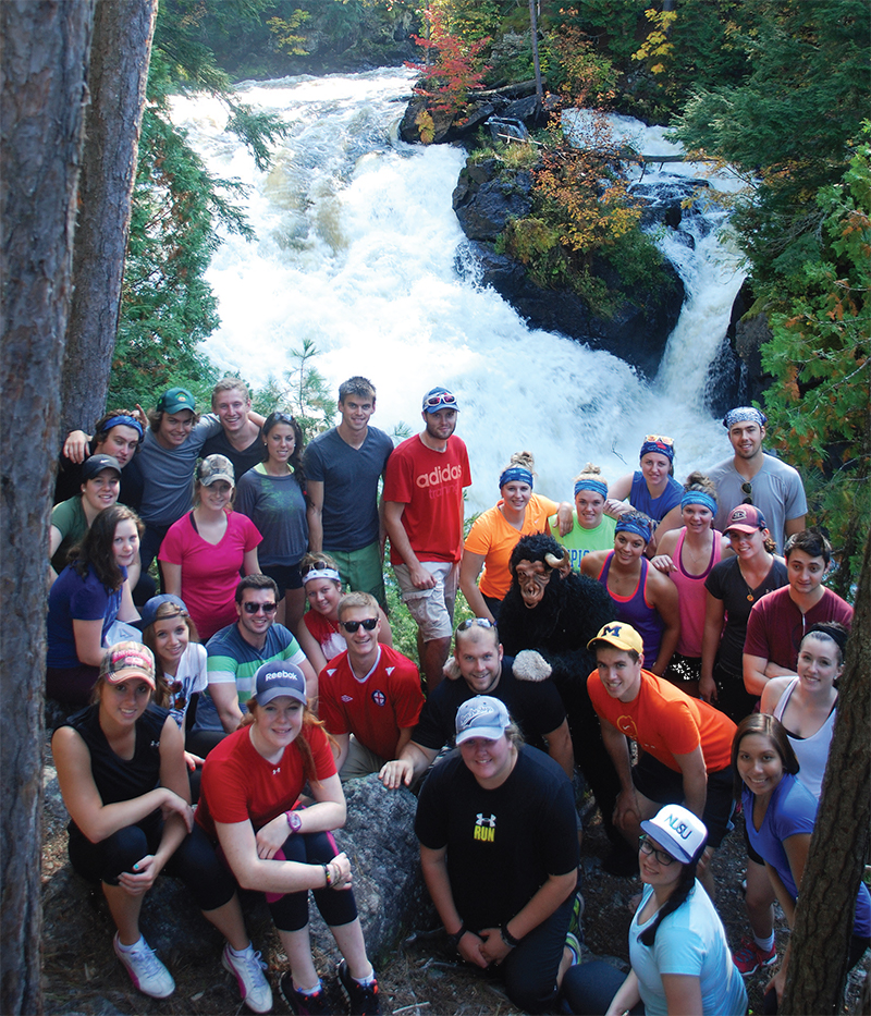 BPHE students enjoy the natural beauty in North Bay’s backyard