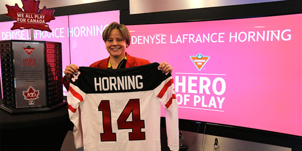 Hockey Canada recognizes Lafrance-Horning as a Hero of Play