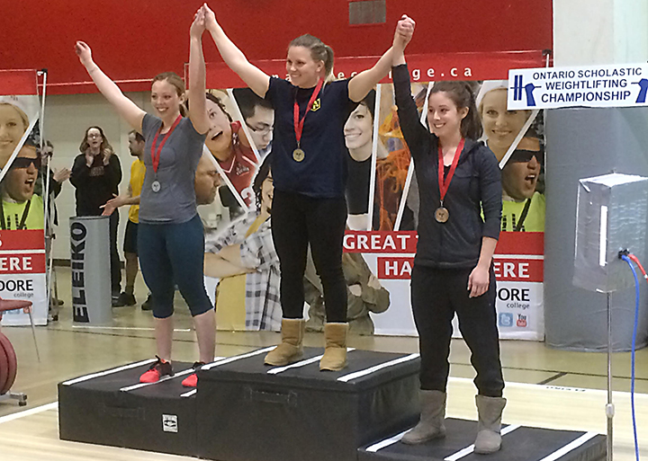 Sundin Golden at Ontario Weightlifting Competition