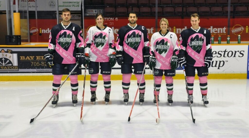 Lakers Pink the Rink this Saturday night