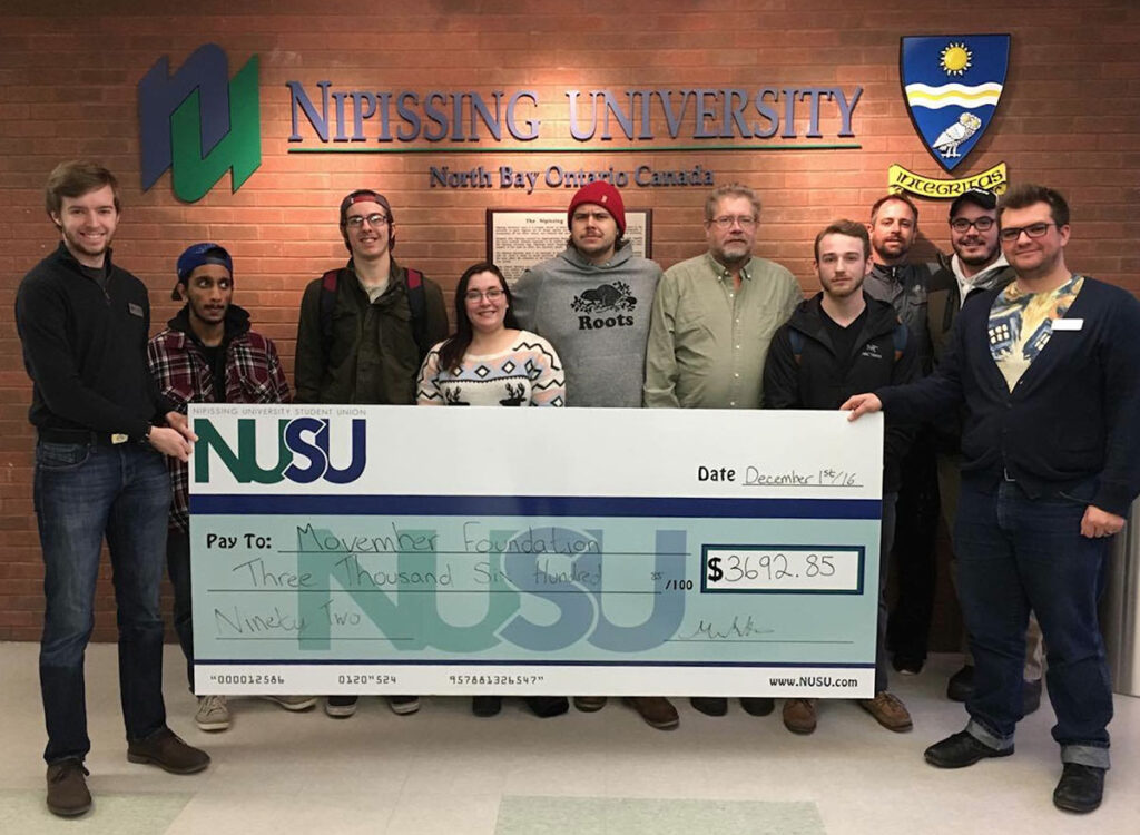 NU raises whiskers and money for Movember