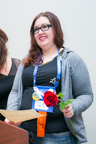 Csuzdi earns Woman of the Year
