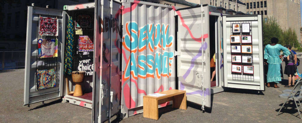 Pop up art gallery ‘talks back’ to sexual violence