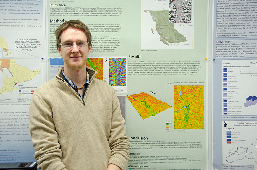 Geography student earns ESRI Canada GIS Scholarship