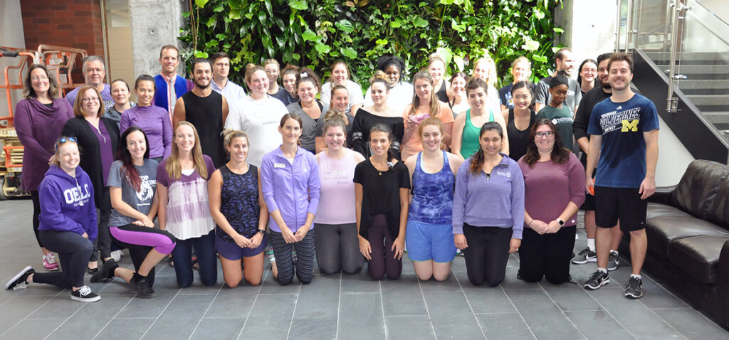 NU wears purple for concussion awareness