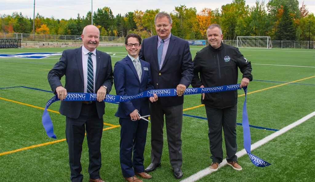 NU officially opens turf field