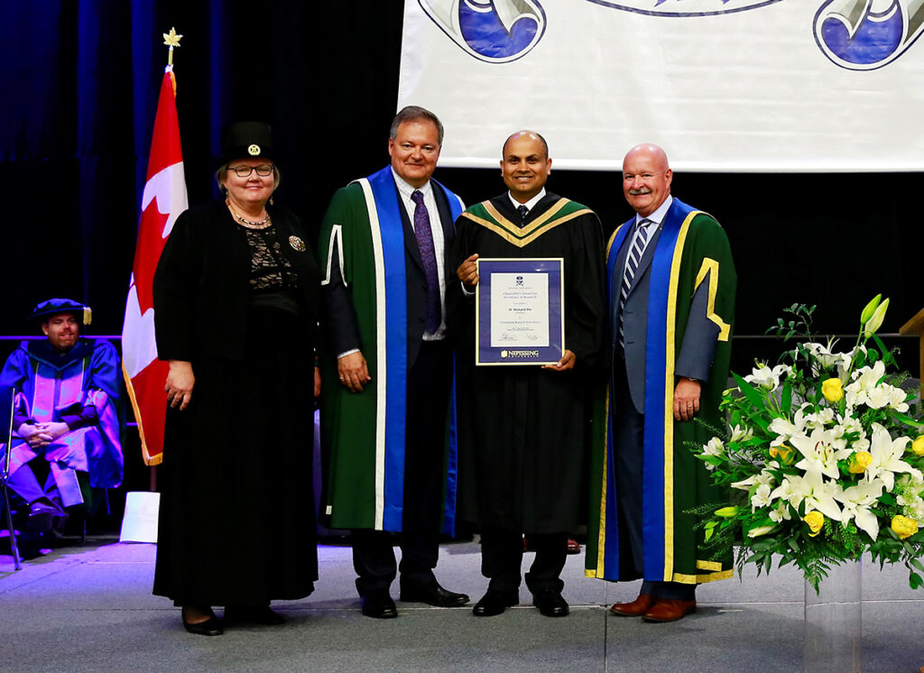 Chancellor’s Award Recipient Dr. Mukund Jha